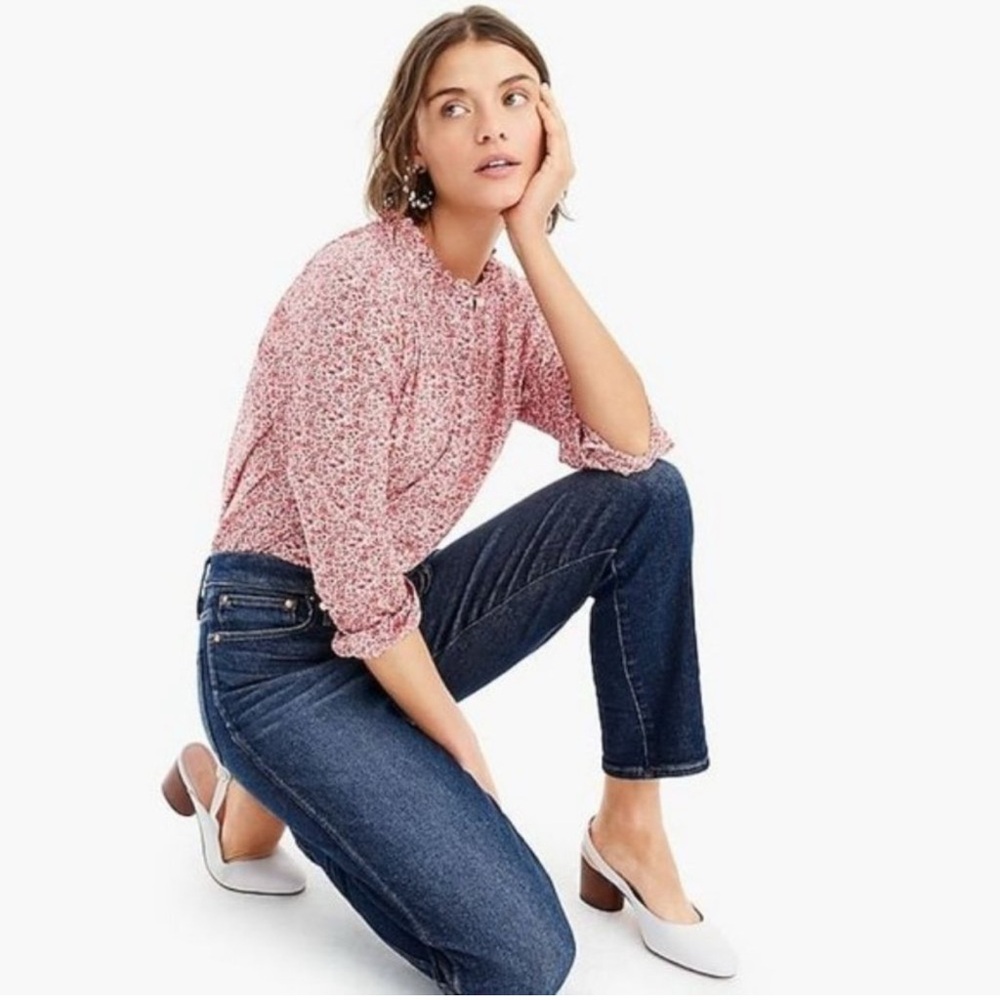 JCrew x Liberty Popover Cotton Blouse, 6